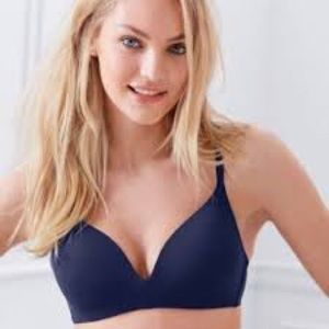 Victoria’s Secret Wireless Body Navy Blue Bra